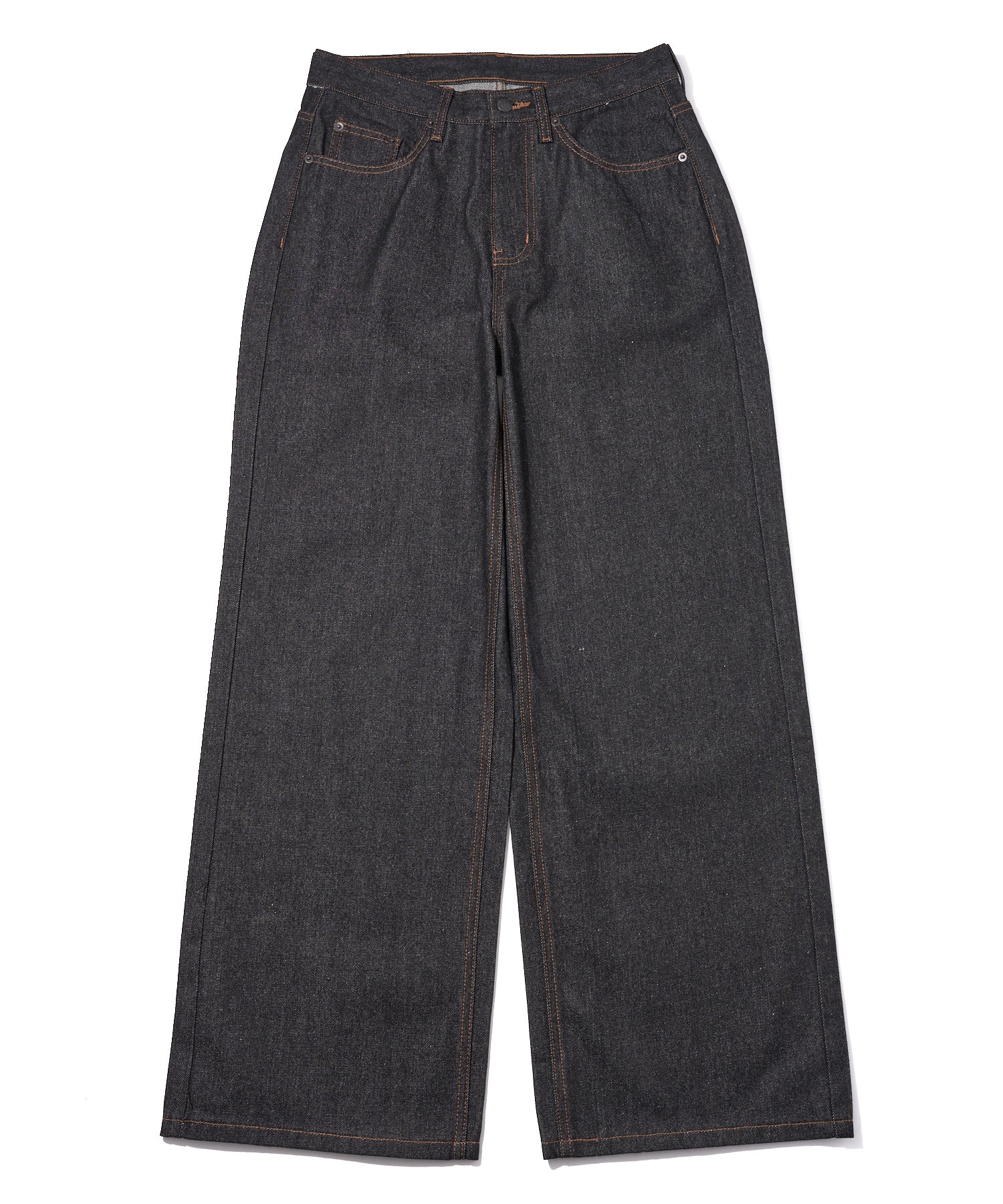 noen シンチバックバギージーンズ ブラック 黒 新品 シンチバックバギージーンズ[Black] – Noen