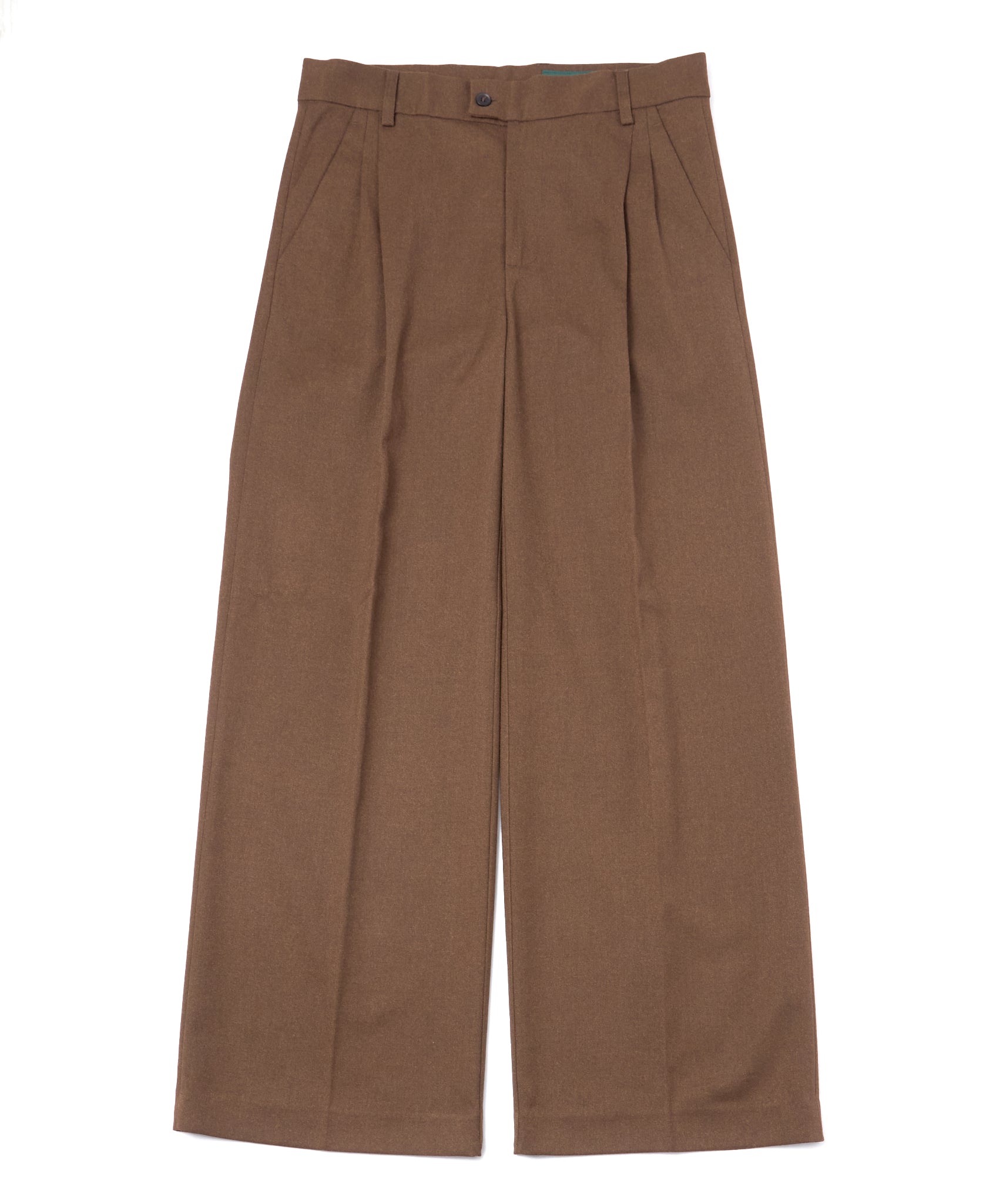 ワイドストレートスラックス[Brown] – Noen