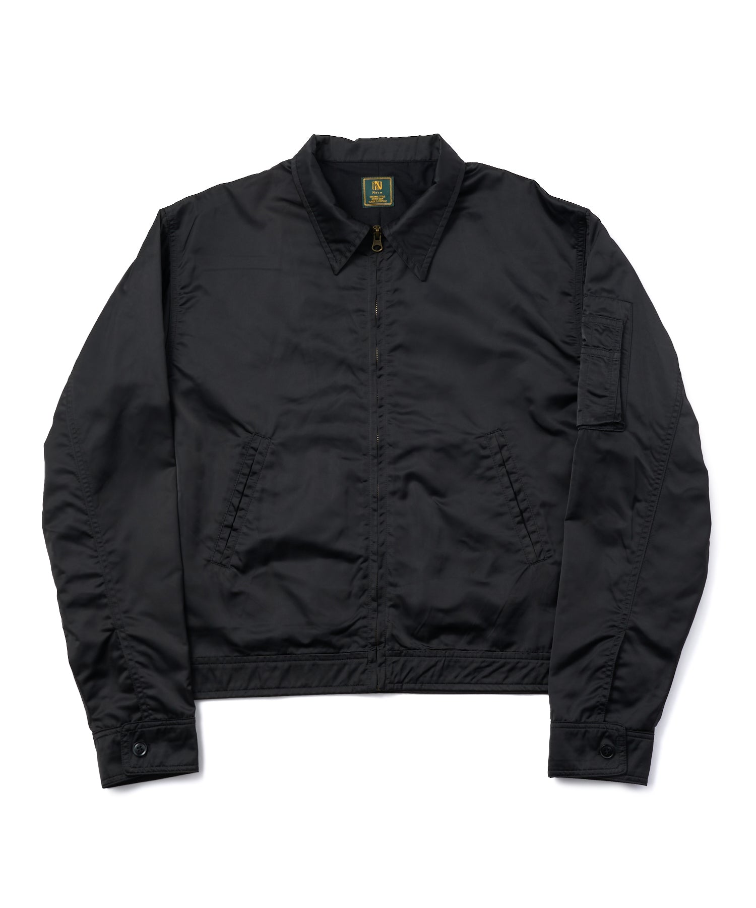 【miesrohe】スイングトップジャケット ミリタリースイングトップジャケット[Black] – Noen