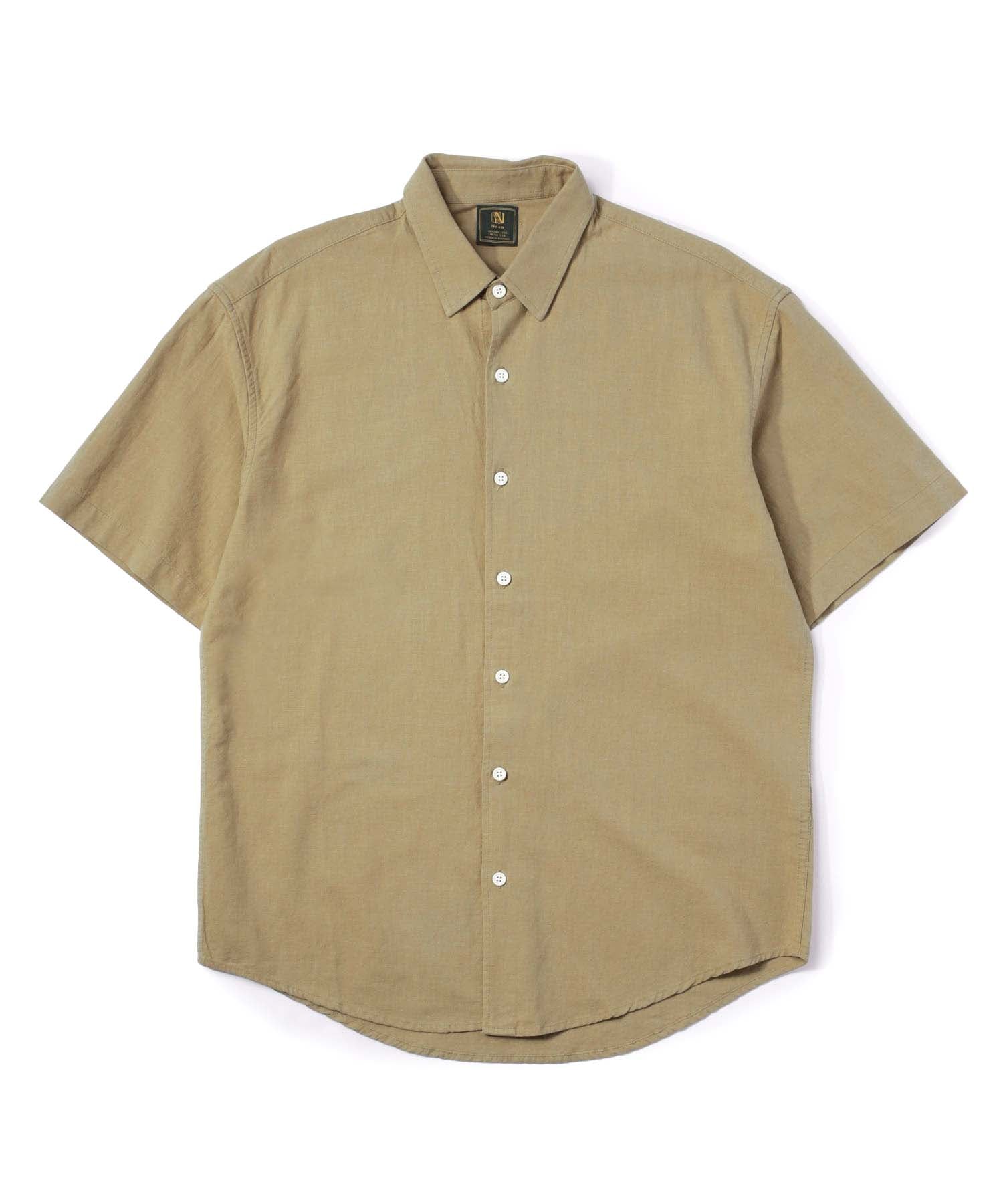 半袖レギュラーカラーシャツ[Beige]【セットアップ上】