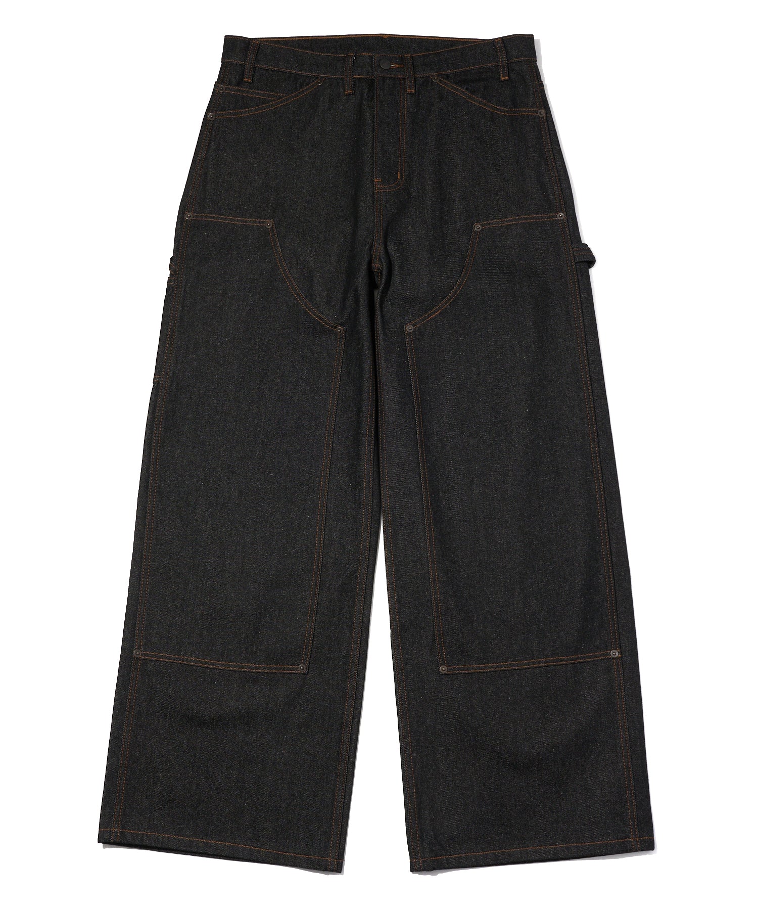 シンチバックバギージーンズ[Black] – Noen