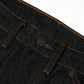 シンチバックダブルニーペインタージーンズ[Black]