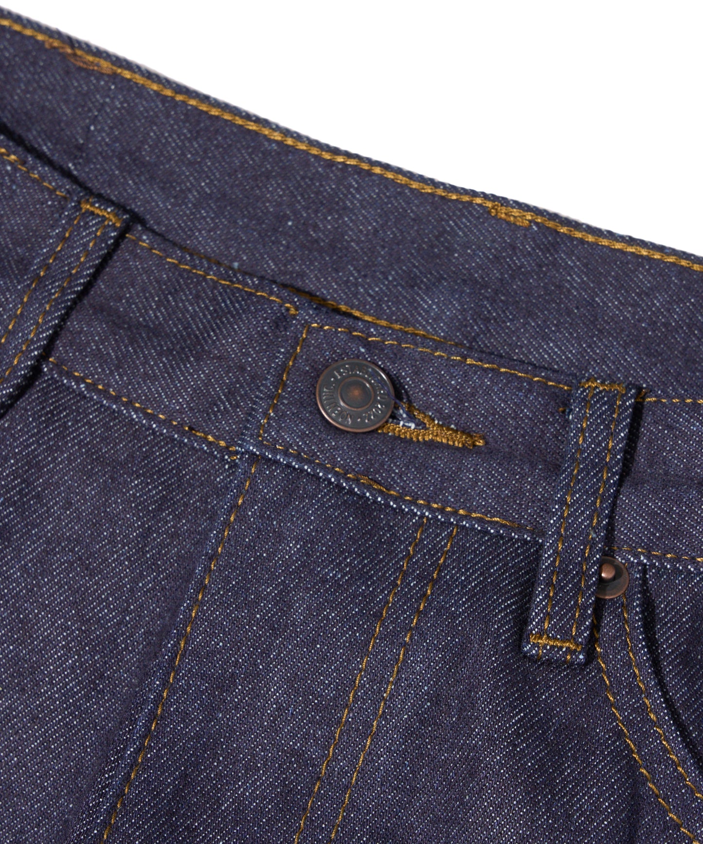 シンチバックブーツカットジーンズ[Indigo]