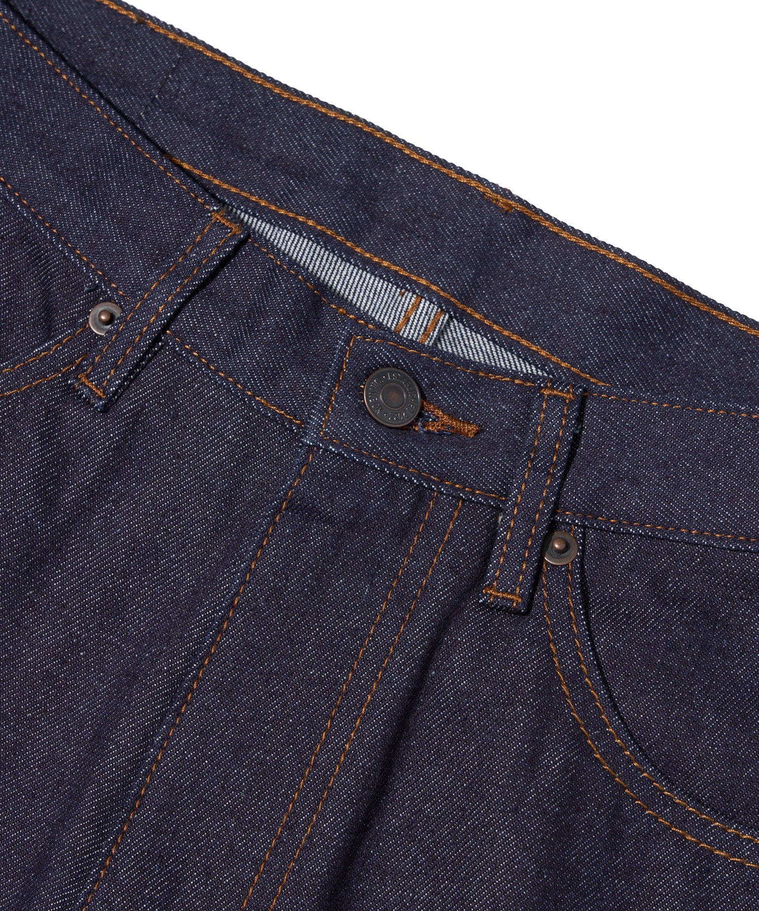 シンチバックバギージーンズ[Indigo] – Noen