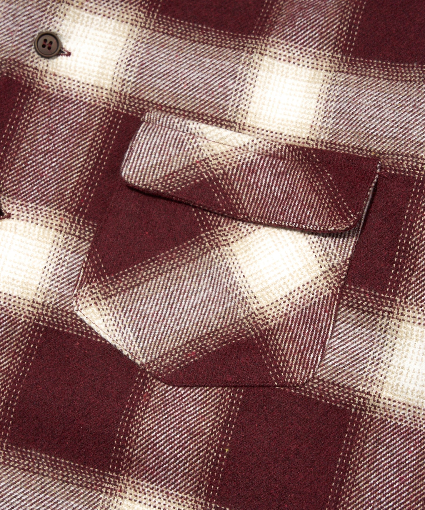 フランネルチェックシャツ[Burgundy]