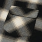 フランネルチェックシャツ[Black]