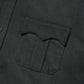コーデュロイミリタリーシャツ[Dark Gray]