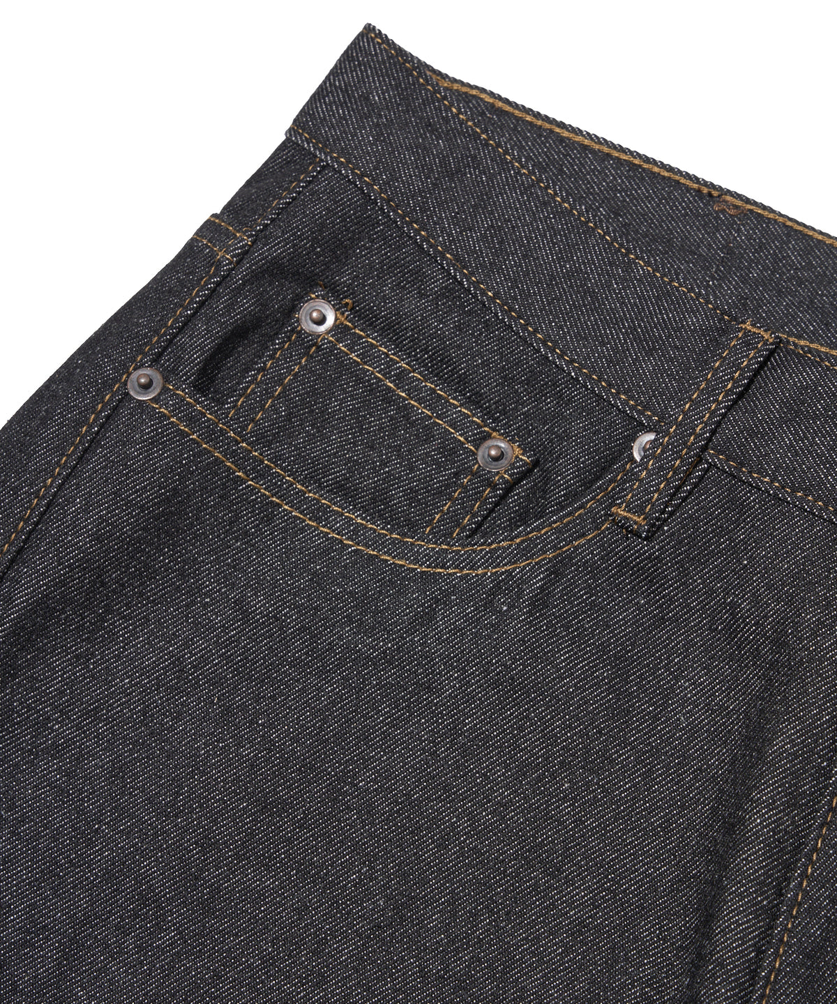シンチバックブーツカットジーンズ[Black]