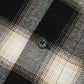 フランネルチェックシャツ[Black]