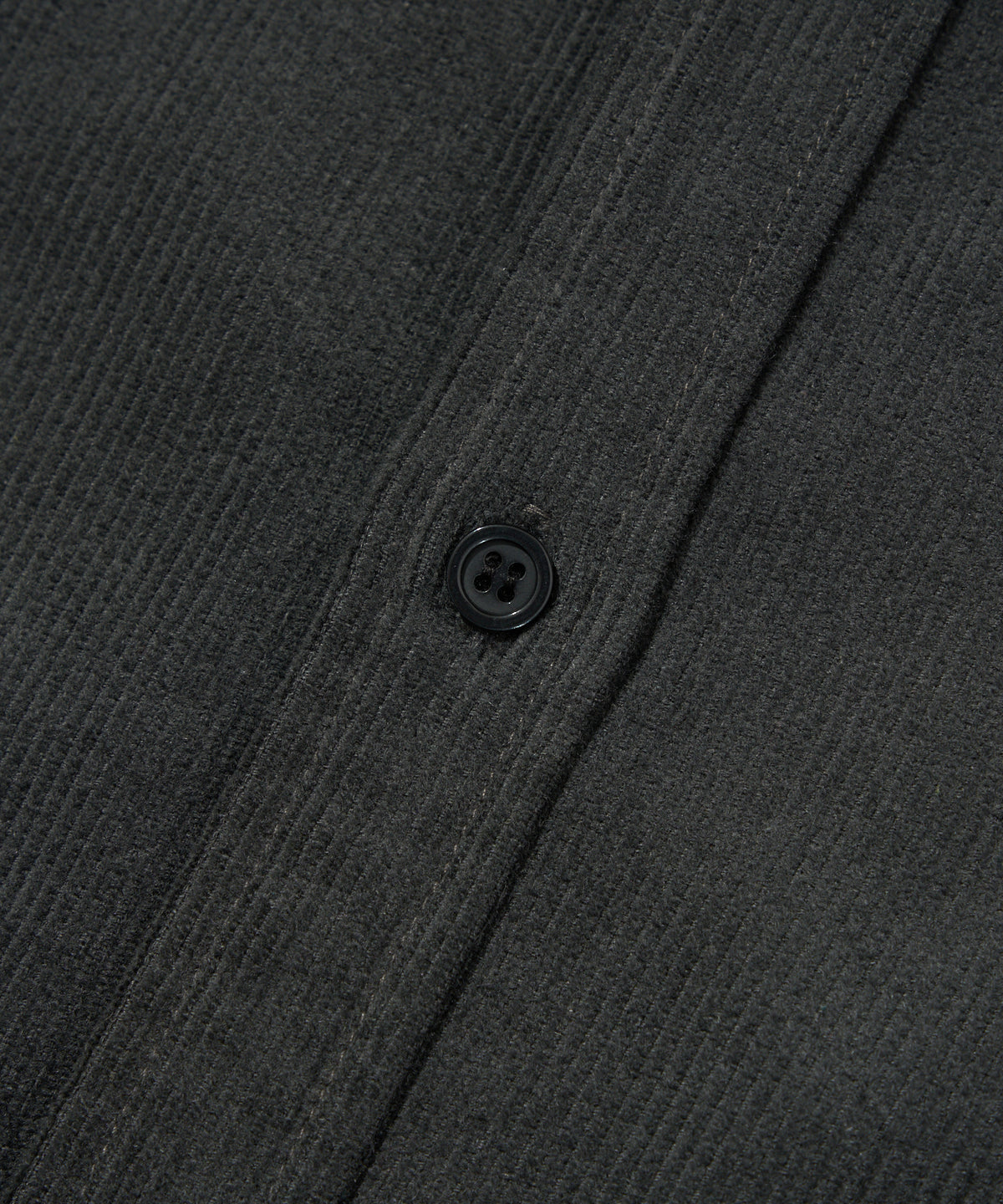 コーデュロイミリタリーシャツ[Dark Gray]