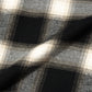 フランネルチェックシャツ[Black]
