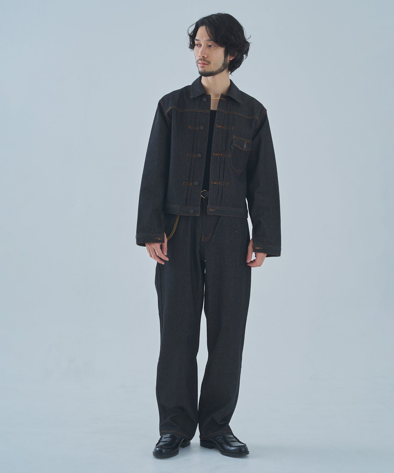 デニムジャケット1st.[Black] – Noen
