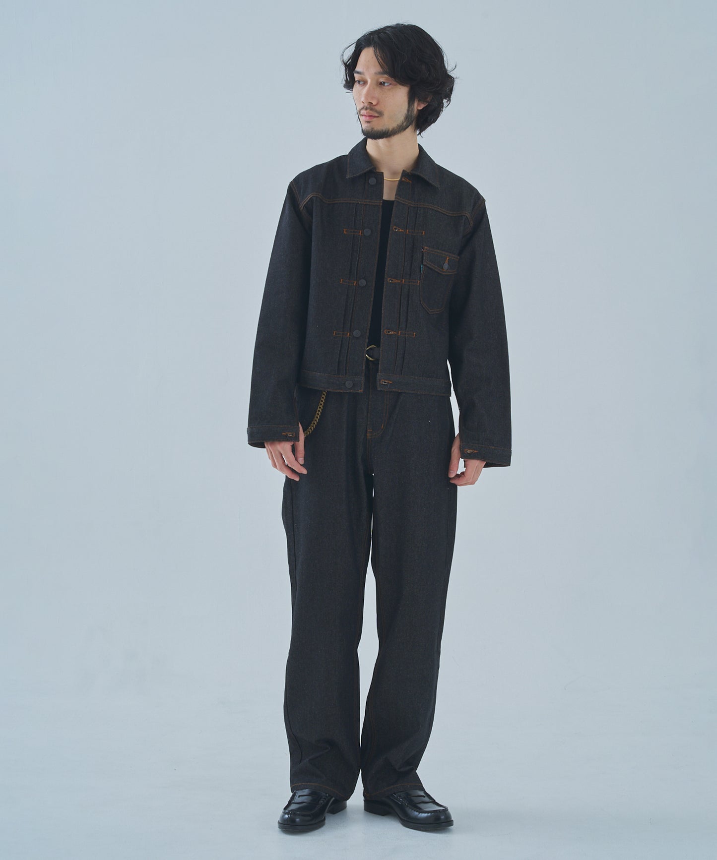 デニムジャケット1st.[Black]