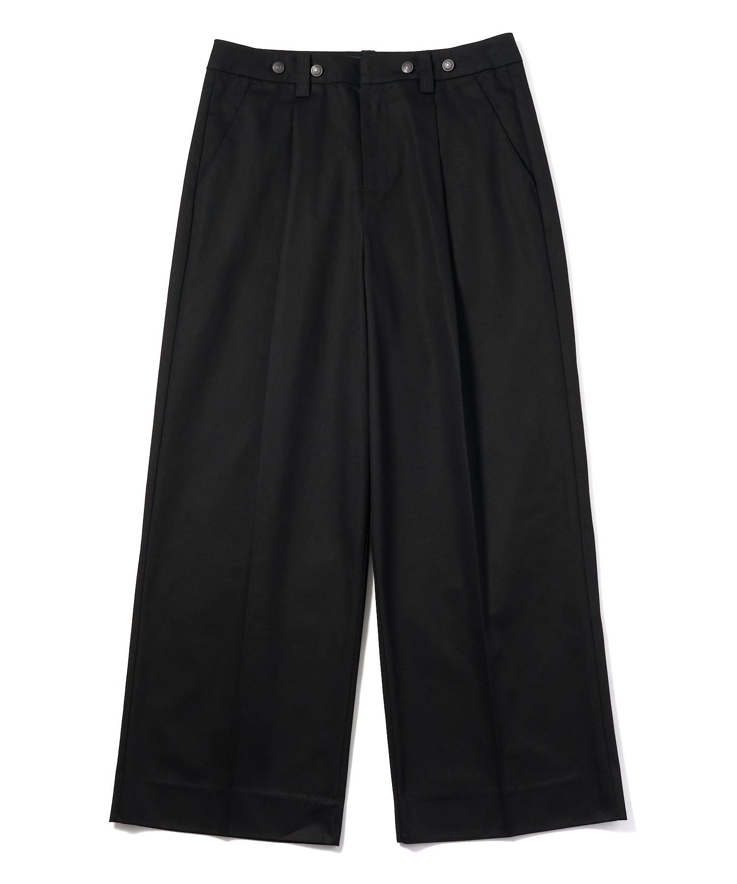 シンチバックテーパードスラックス[Black] – Noen