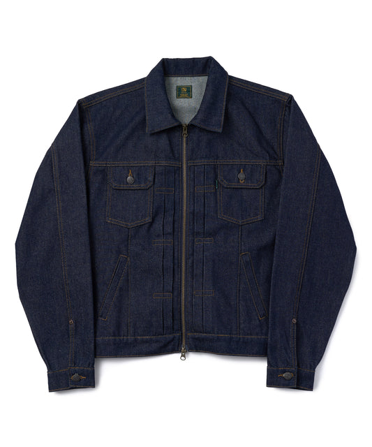 ダブルジップデニムジャケット2nd.[Indigo]