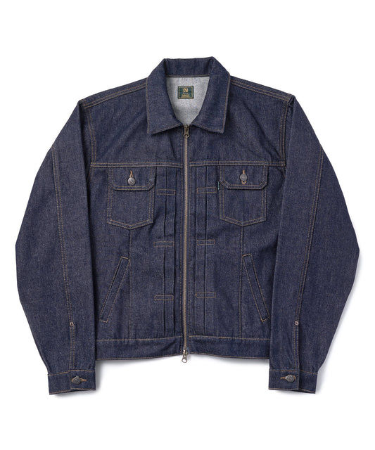 ダブルジップデニムジャケット2nd.[Indigo]