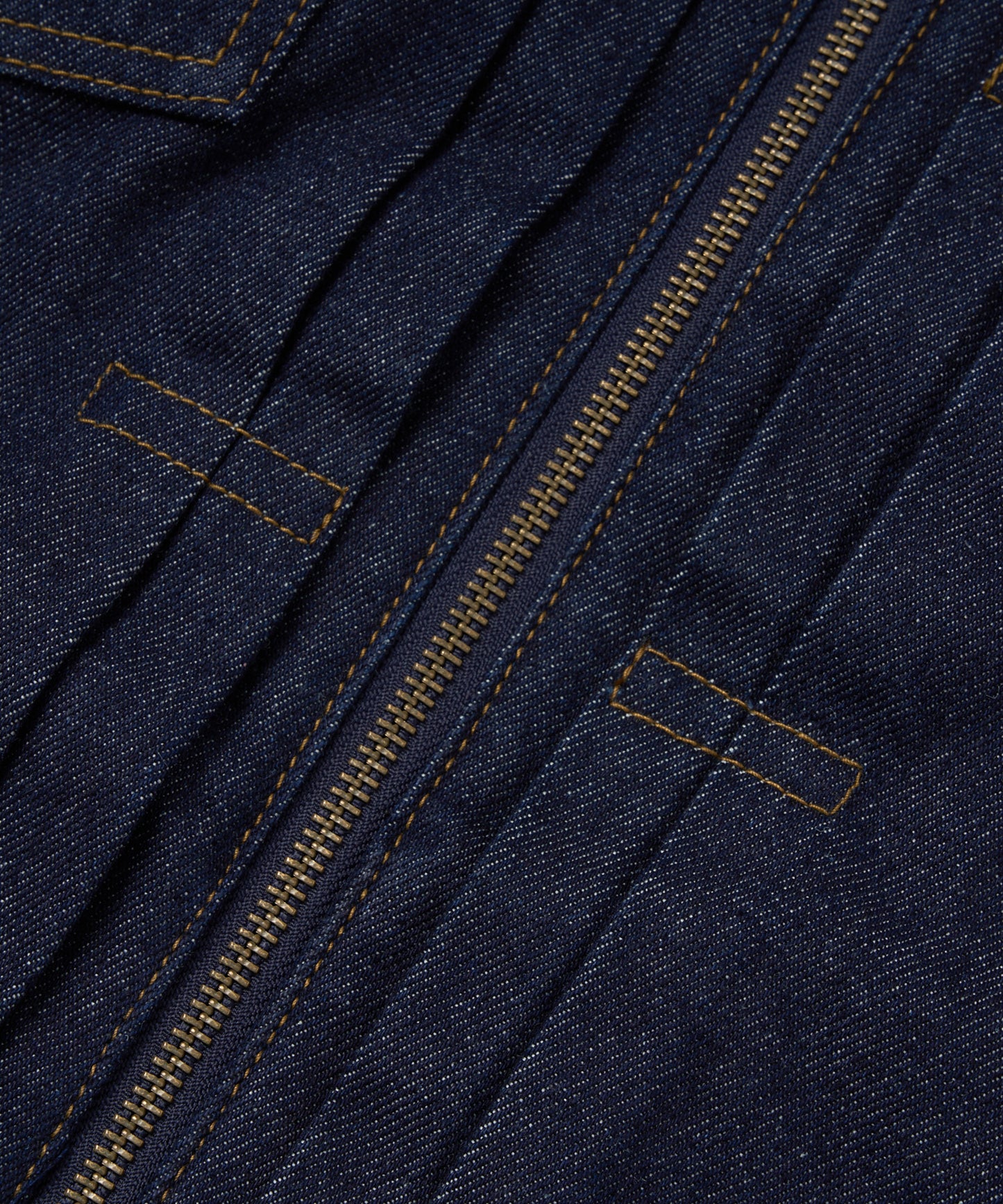 ダブルジップデニムジャケット2nd.[Indigo]