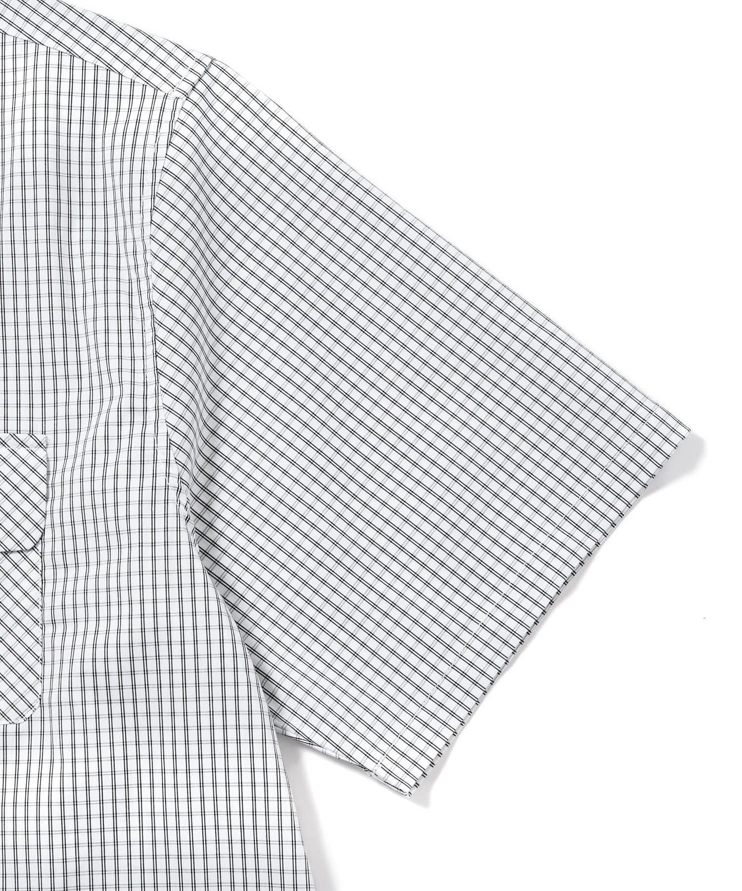 グラフチェックスナップシャツ[White]