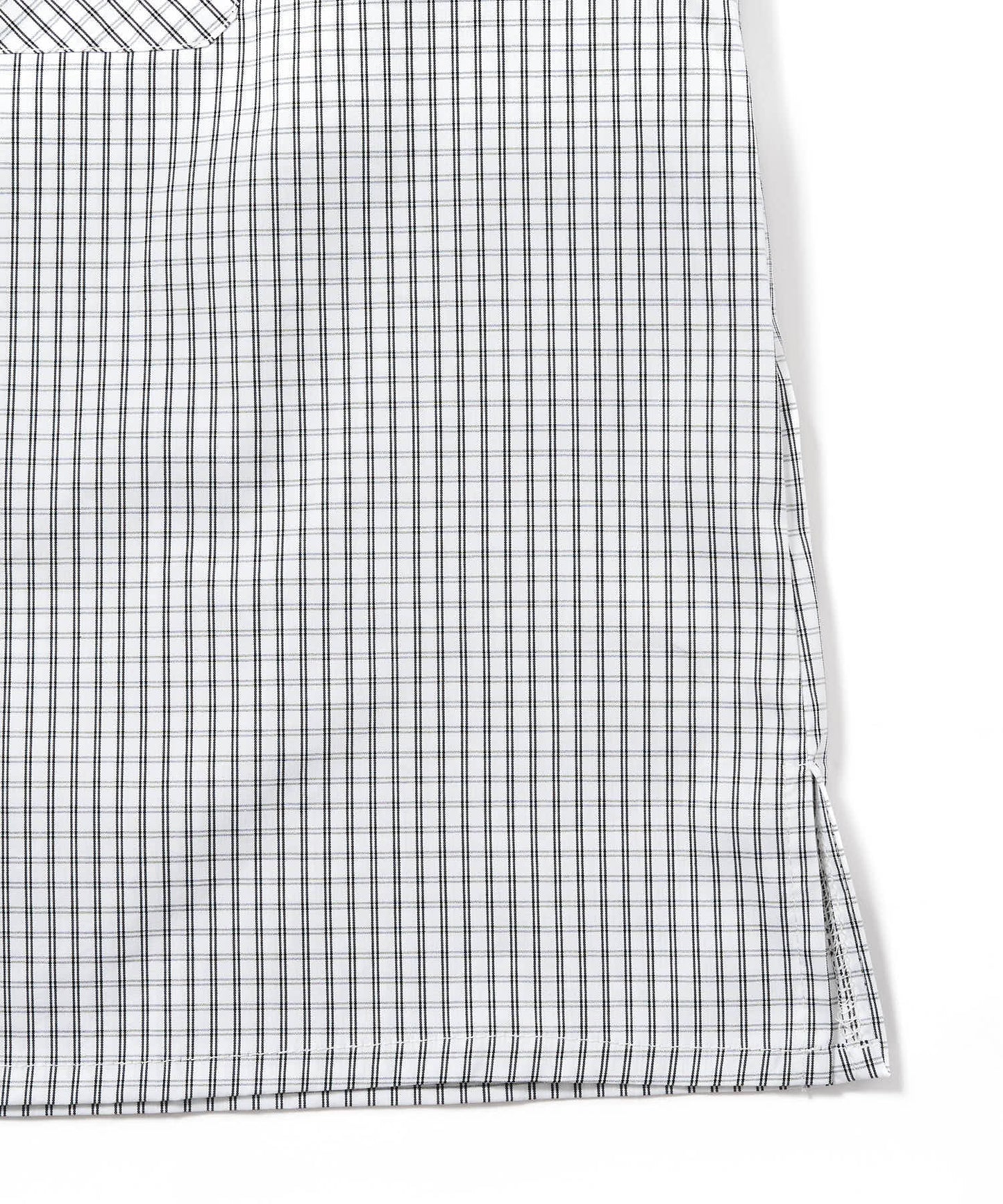 グラフチェックスナップシャツ[White]