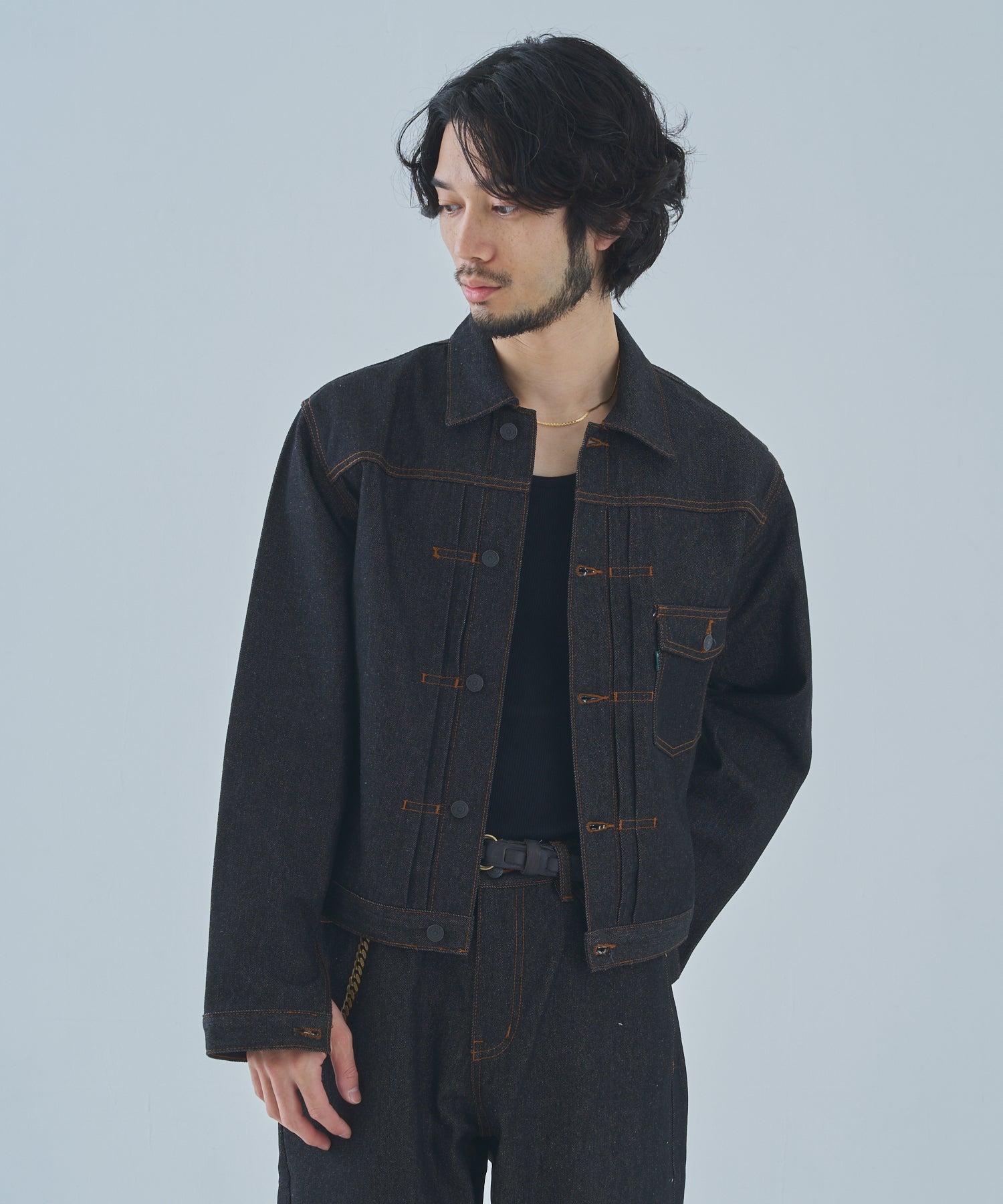 デニムジャケット1st.[Black] – Noen