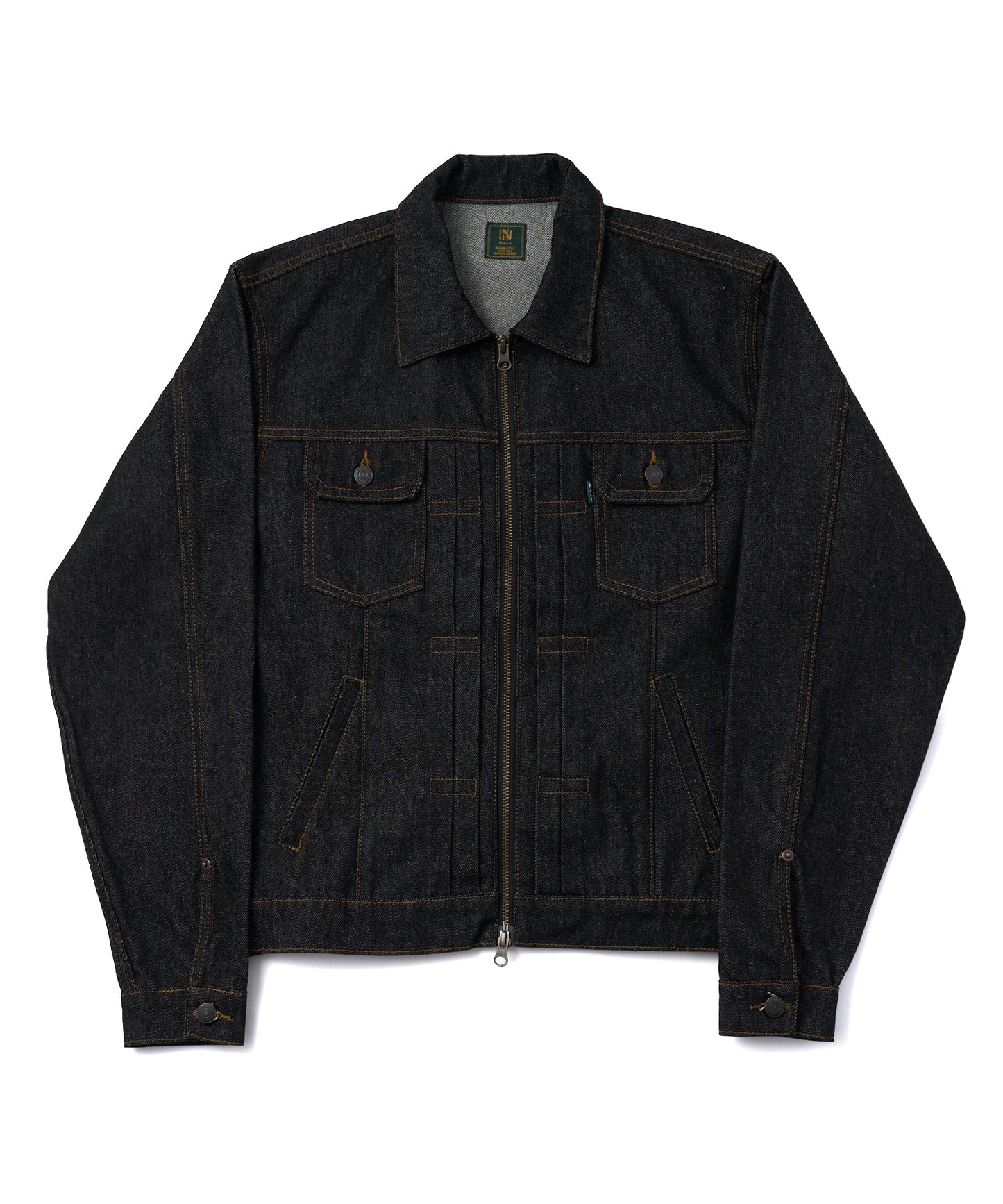 ダブルジップデニムジャケット2nd.[Black]