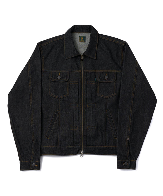 ダブルジップデニムジャケット2nd.[Black]