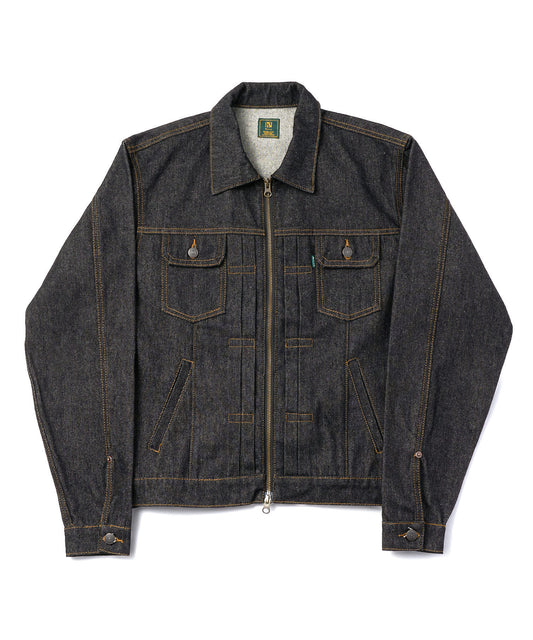ダブルジップデニムジャケット2nd.[Black]