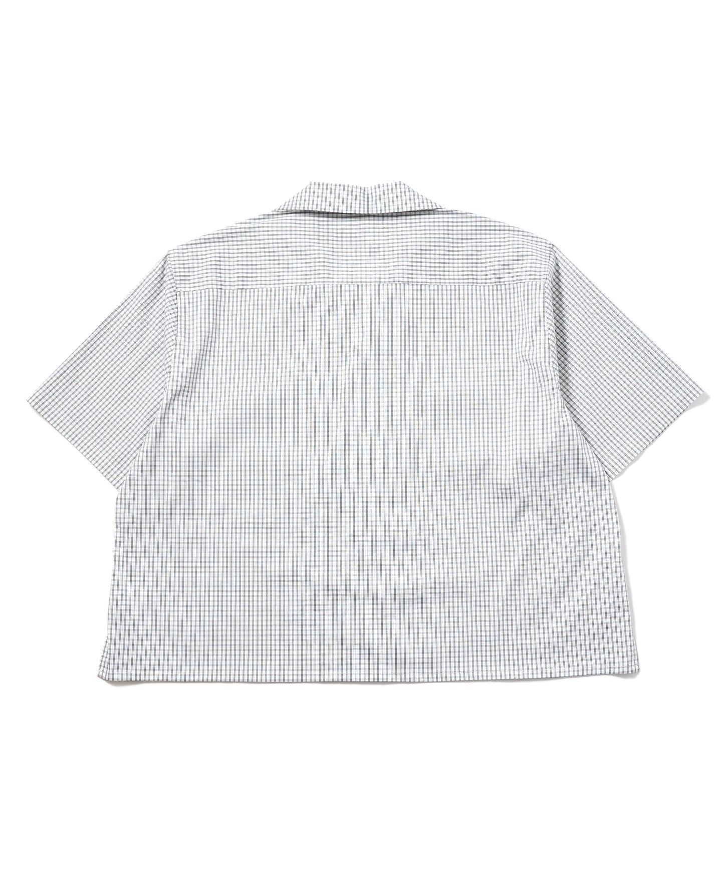 グラフチェックスナップシャツ[White]