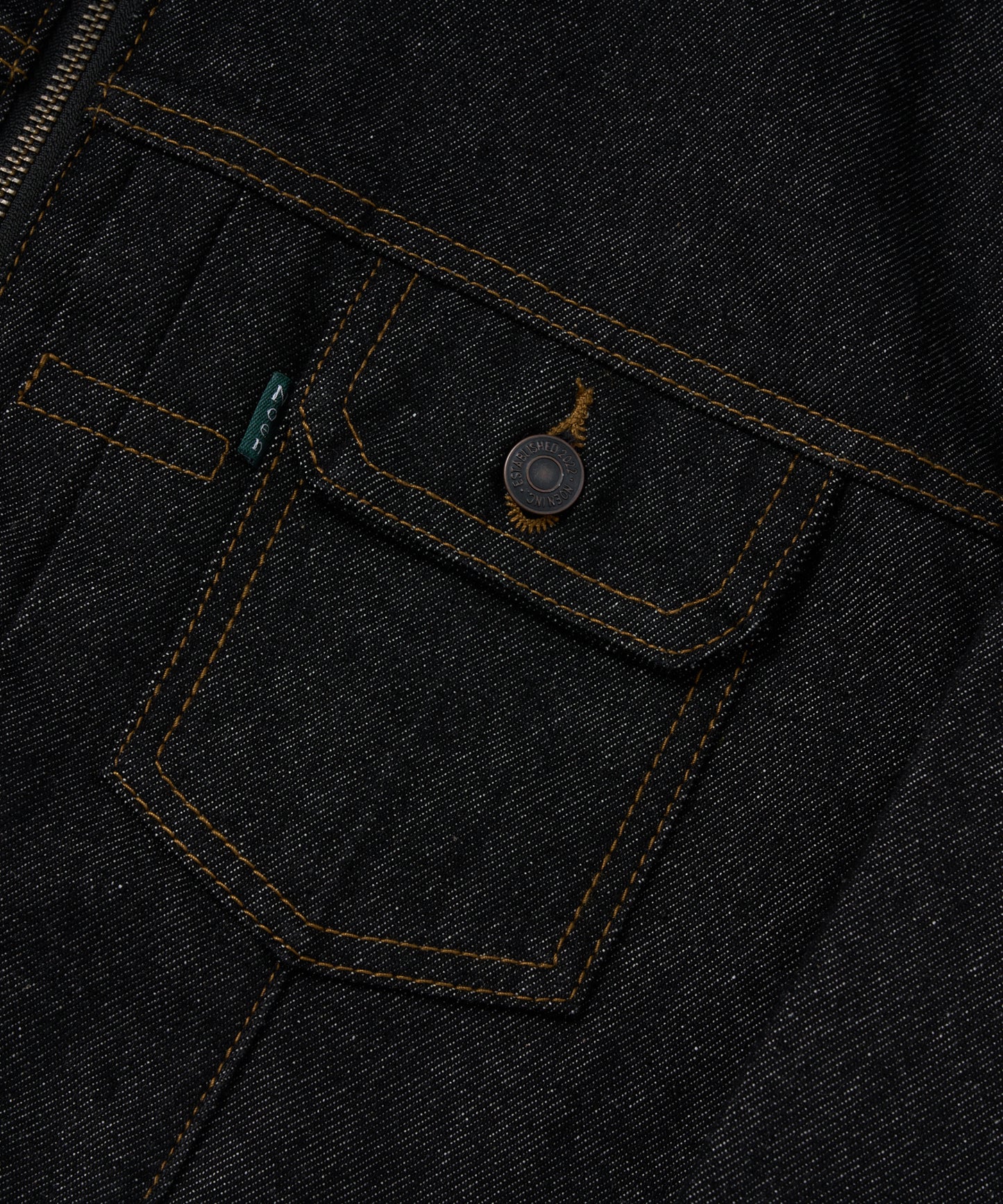 ダブルジップデニムジャケット2nd.[Black]