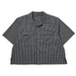 グラフチェックスナップシャツ[Black]