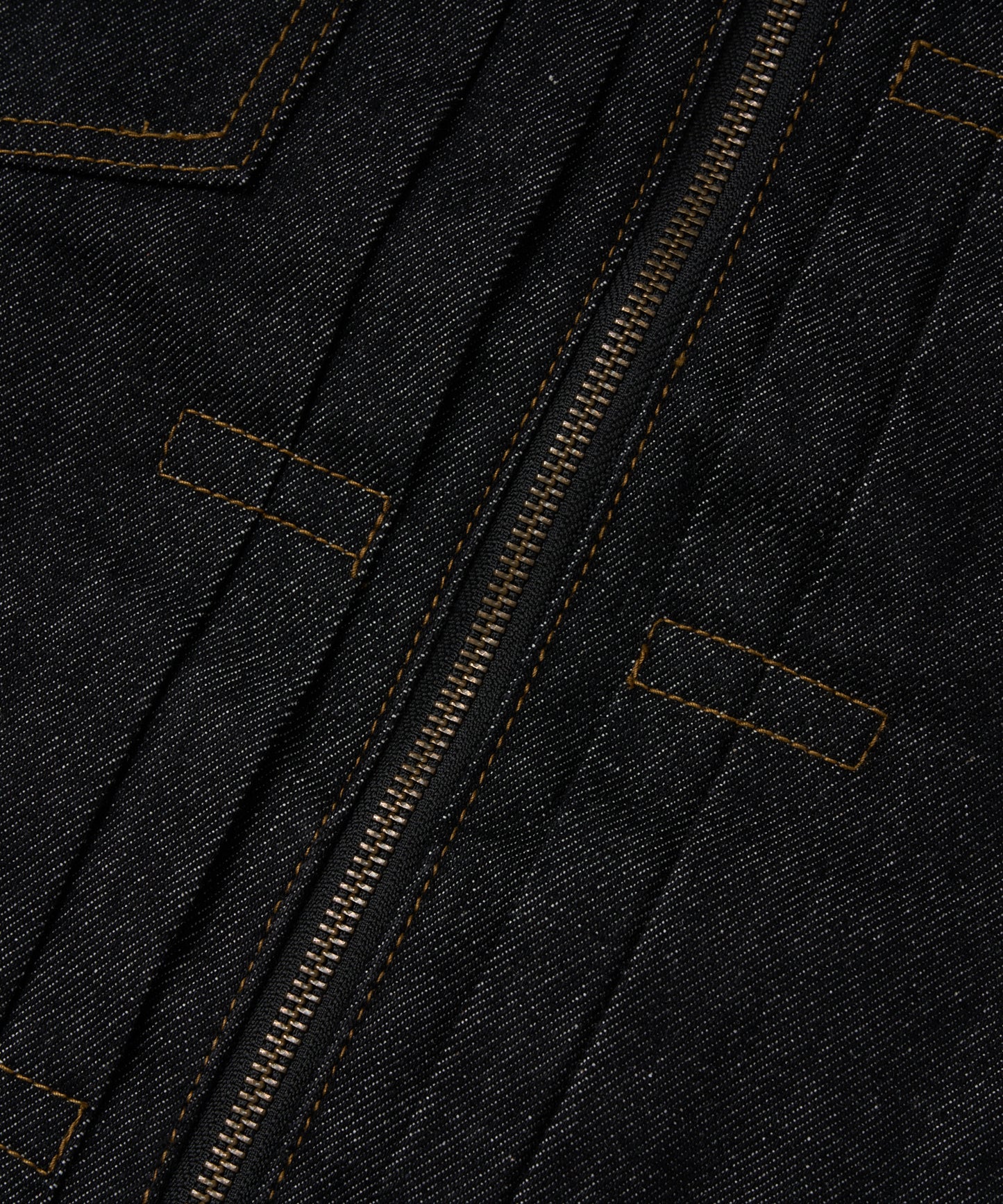 ダブルジップデニムジャケット2nd.[Black]