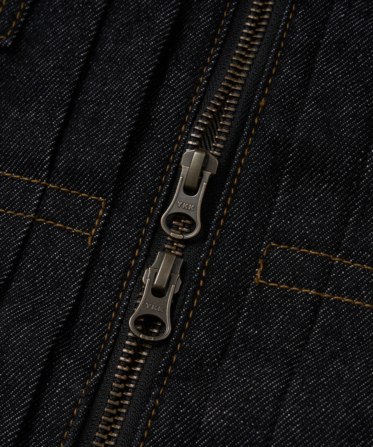 ダブルジップデニムジャケット2nd.[Black]