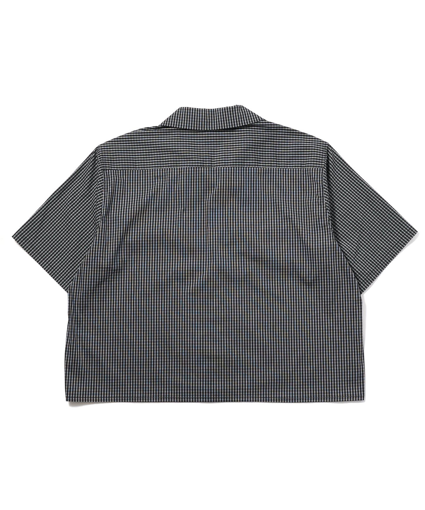 グラフチェックスナップシャツ[Black]