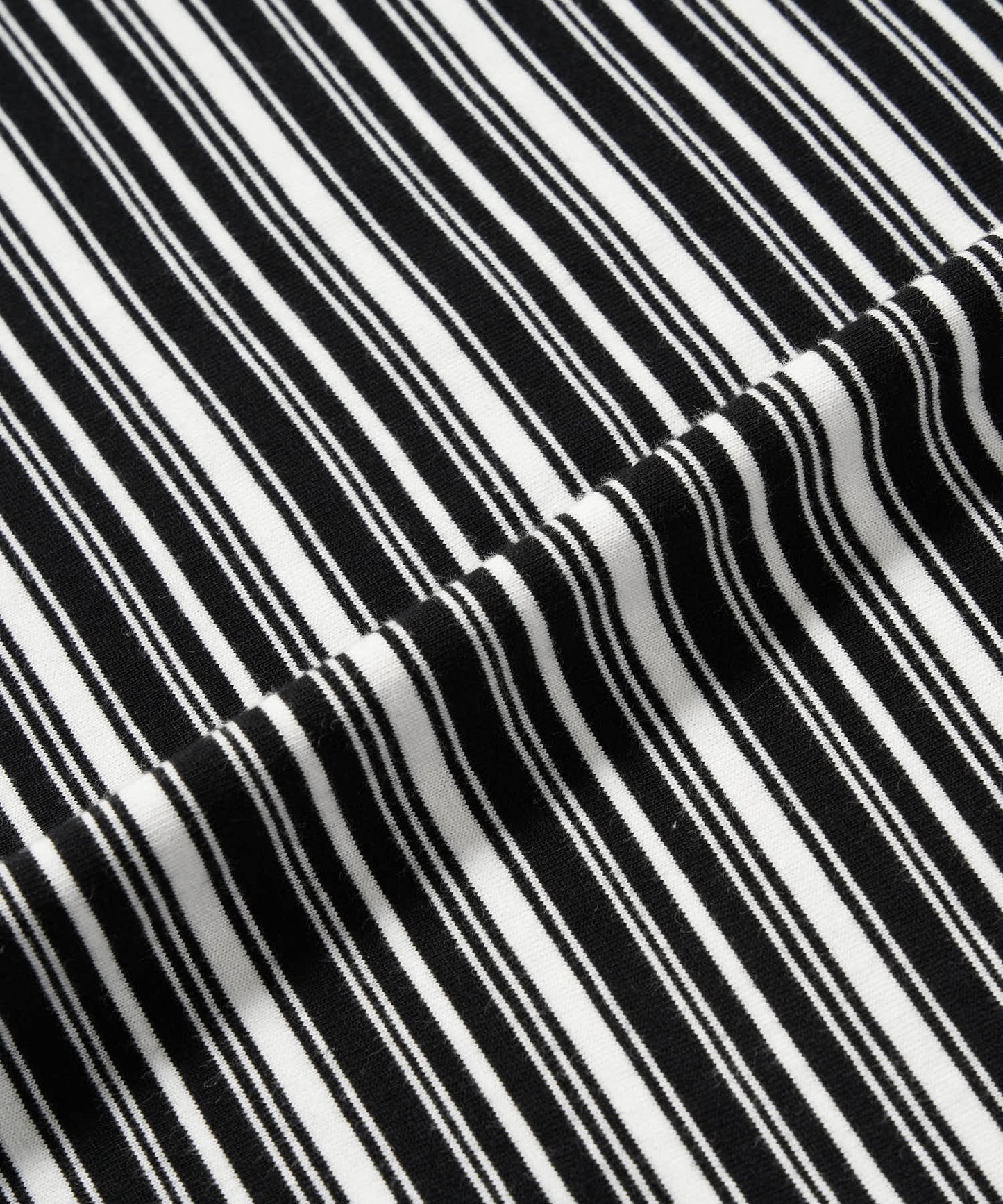 オープンネックボーダーT[Black]