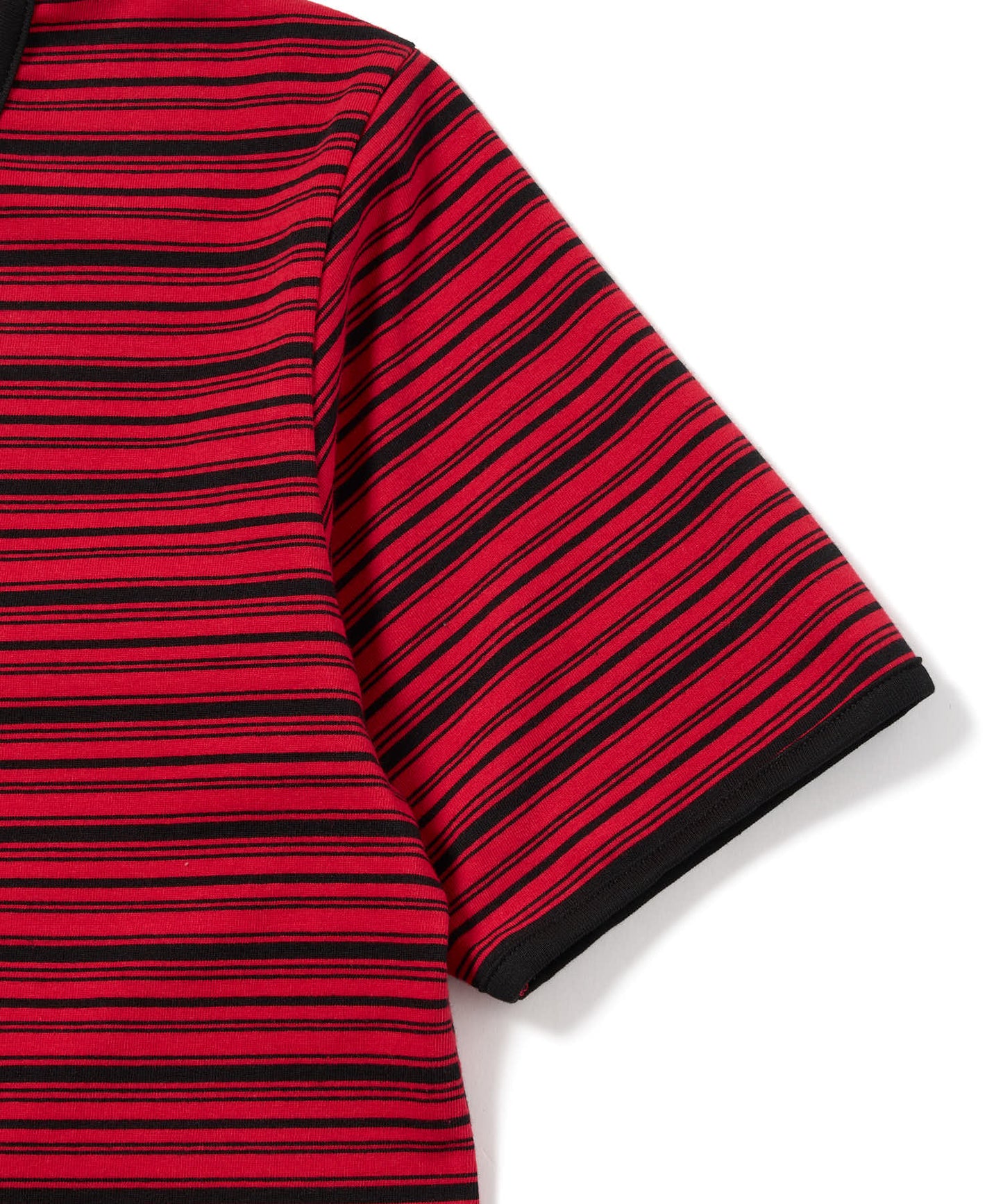 オープンネックボーダーT[Red]