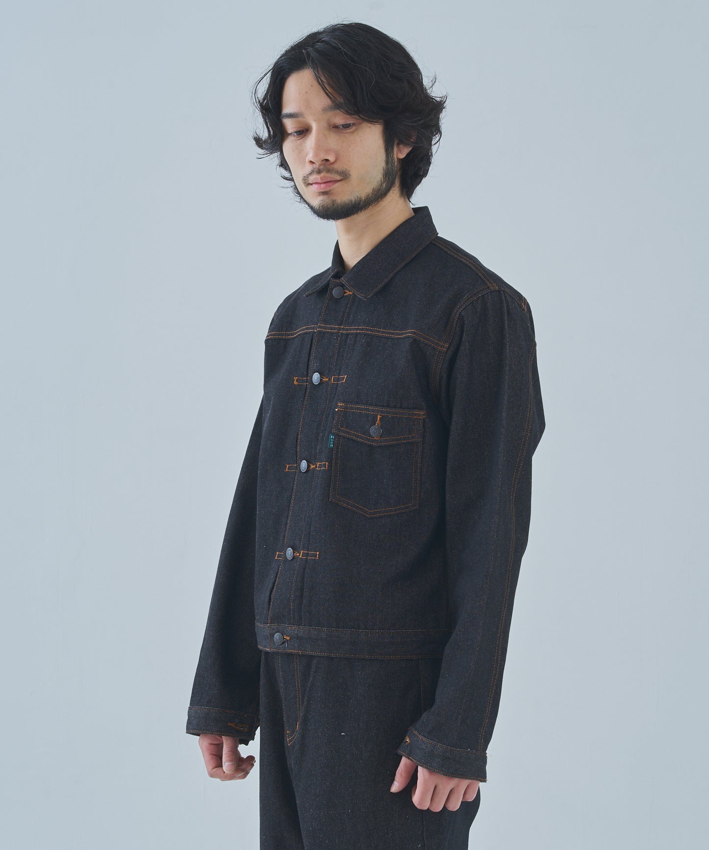 デニムジャケット1st.[Black]