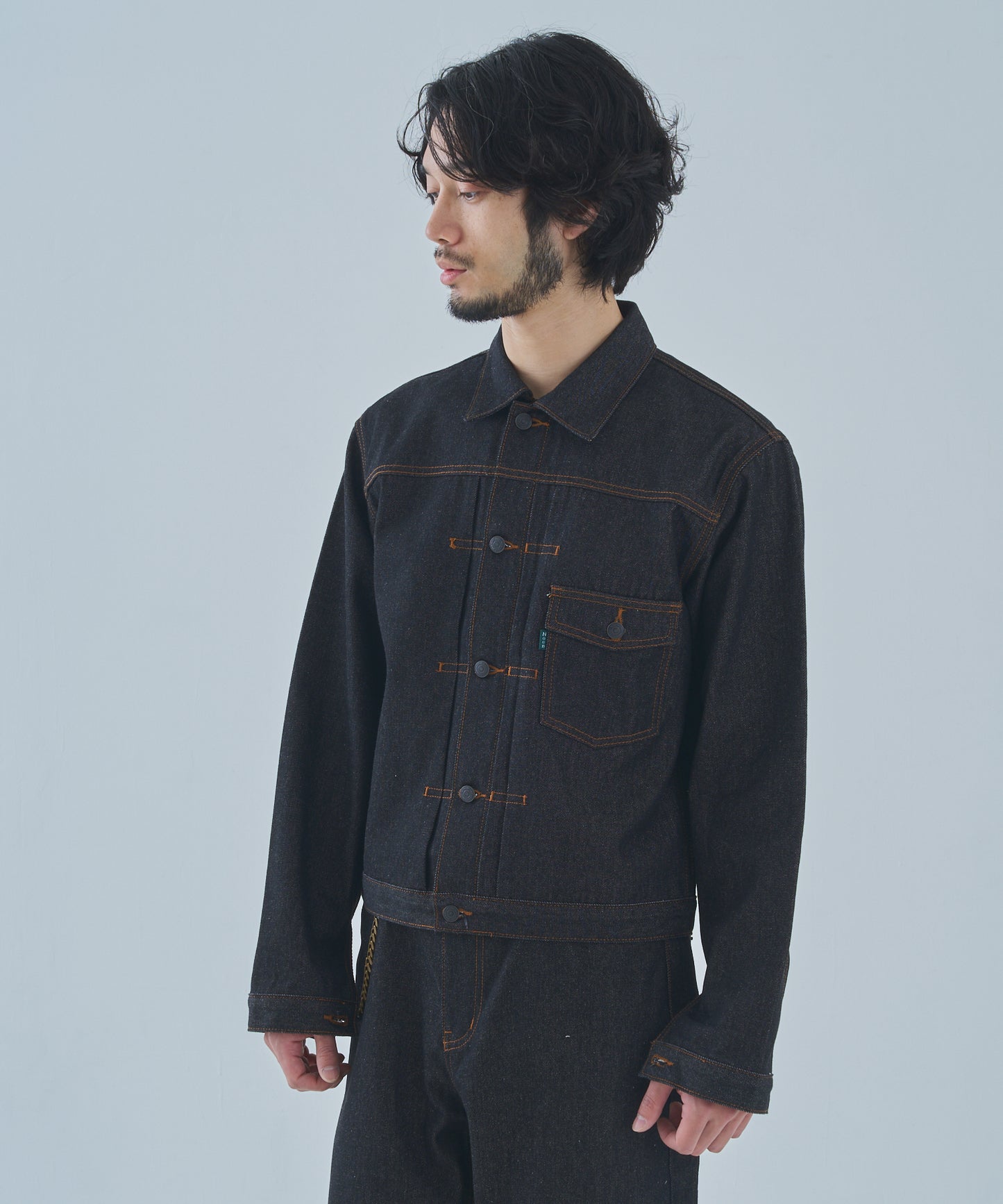 デニムジャケット1st.[Black]
