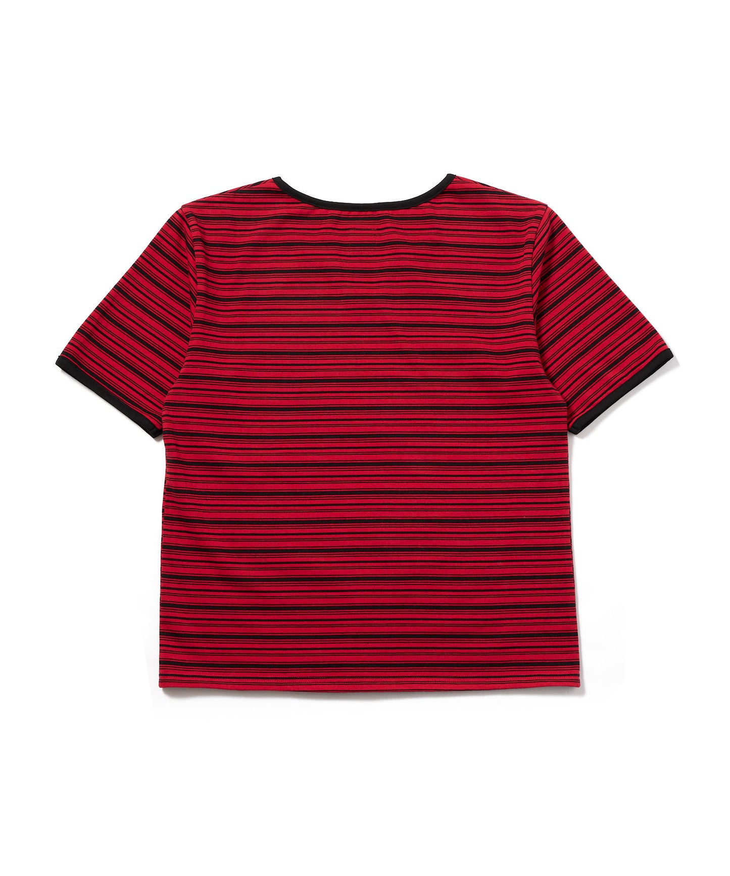 オープンネックボーダーT[Red]
