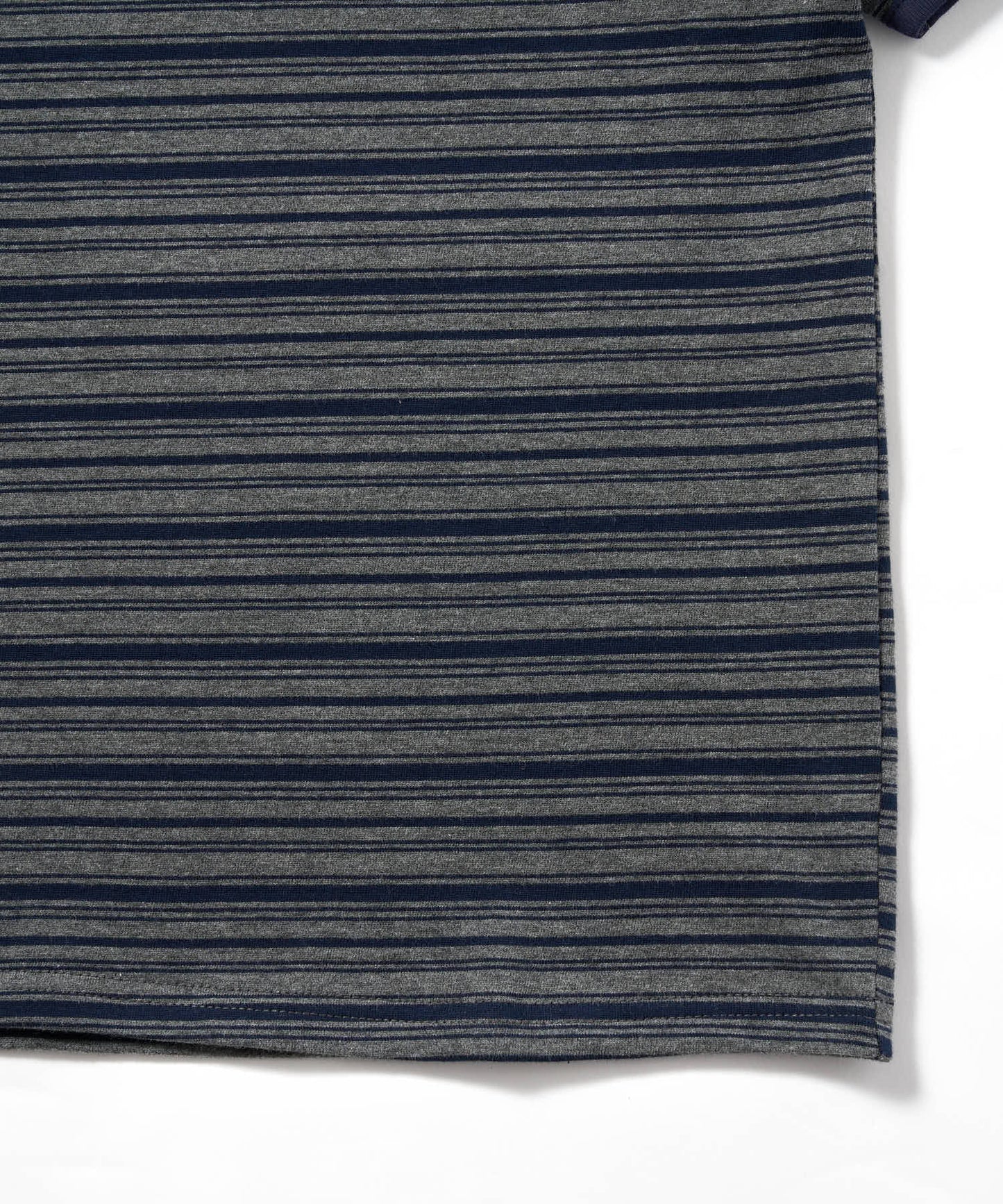 オープンネックボーダーT[Dark Navy]