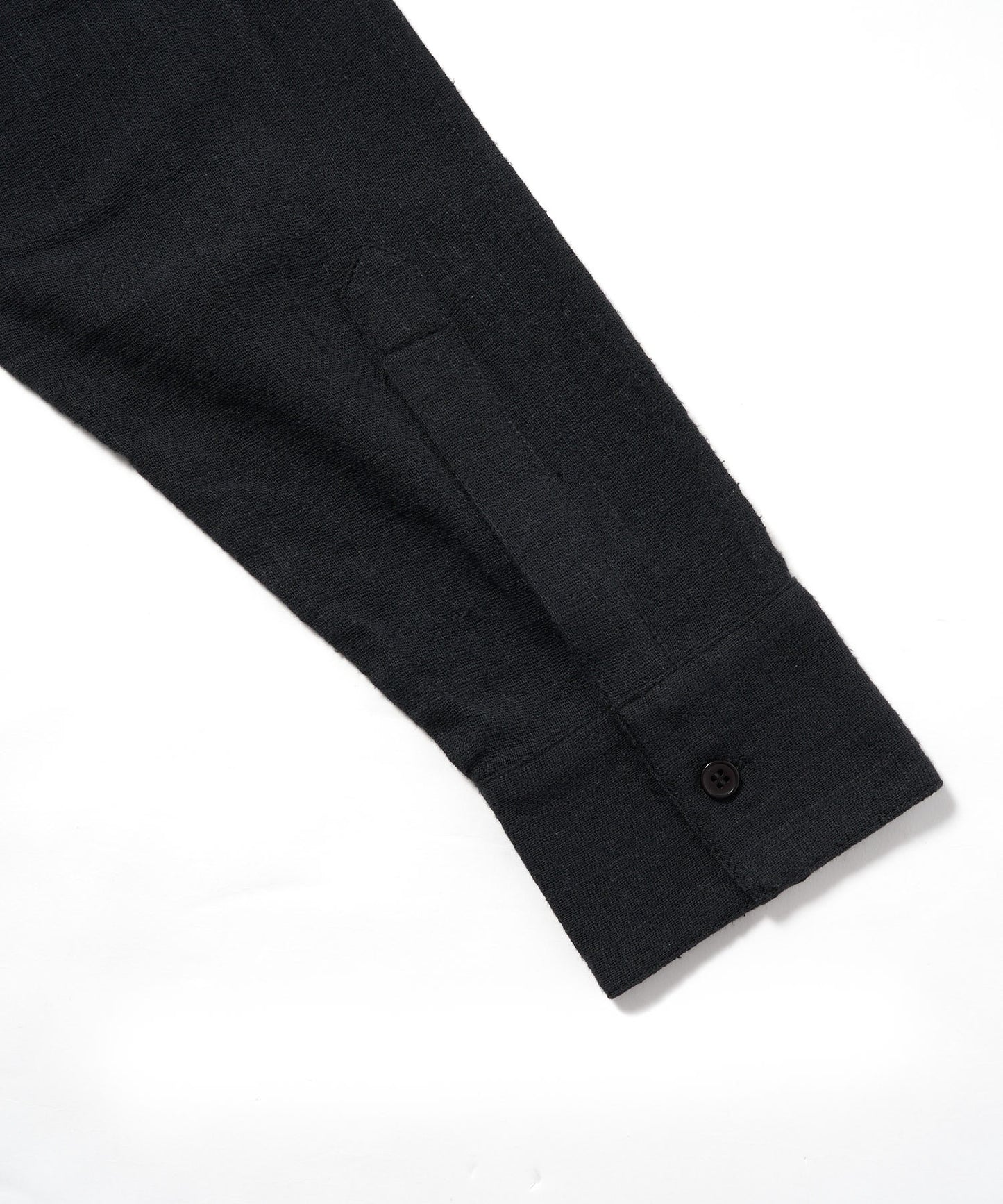 リネンライクガーゼスキッパーシャツ[Black]