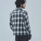 オンブレチェックシャツ[Black]