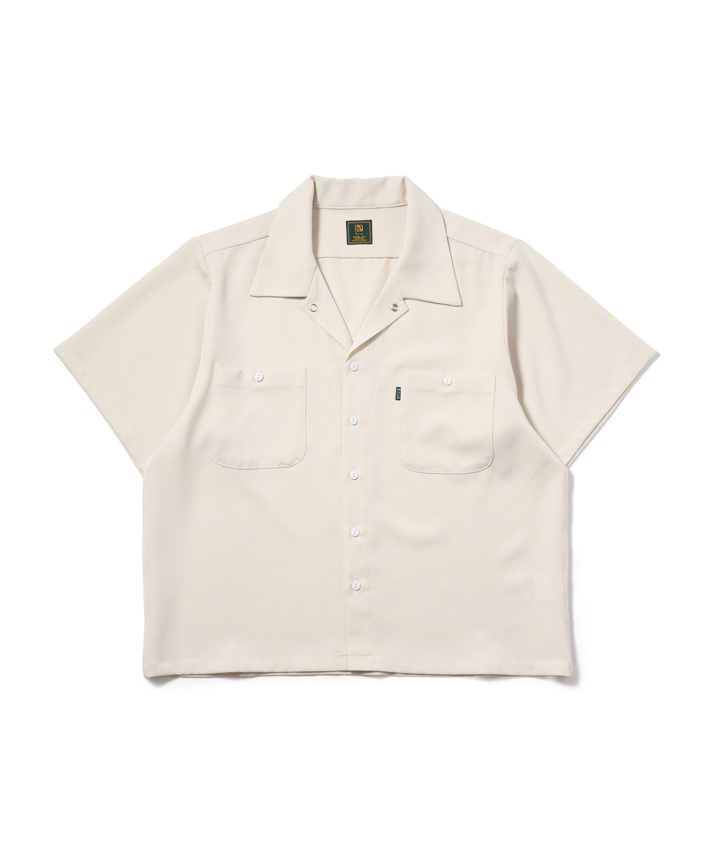オープンカラーワークシャツ[White]