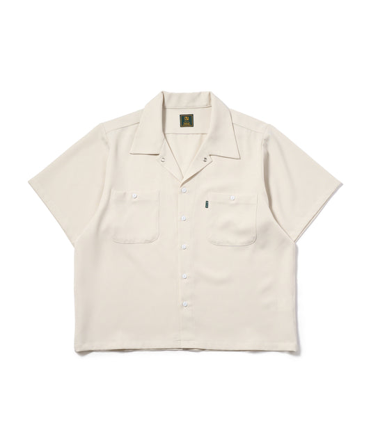 オープンカラーワークシャツ[White]