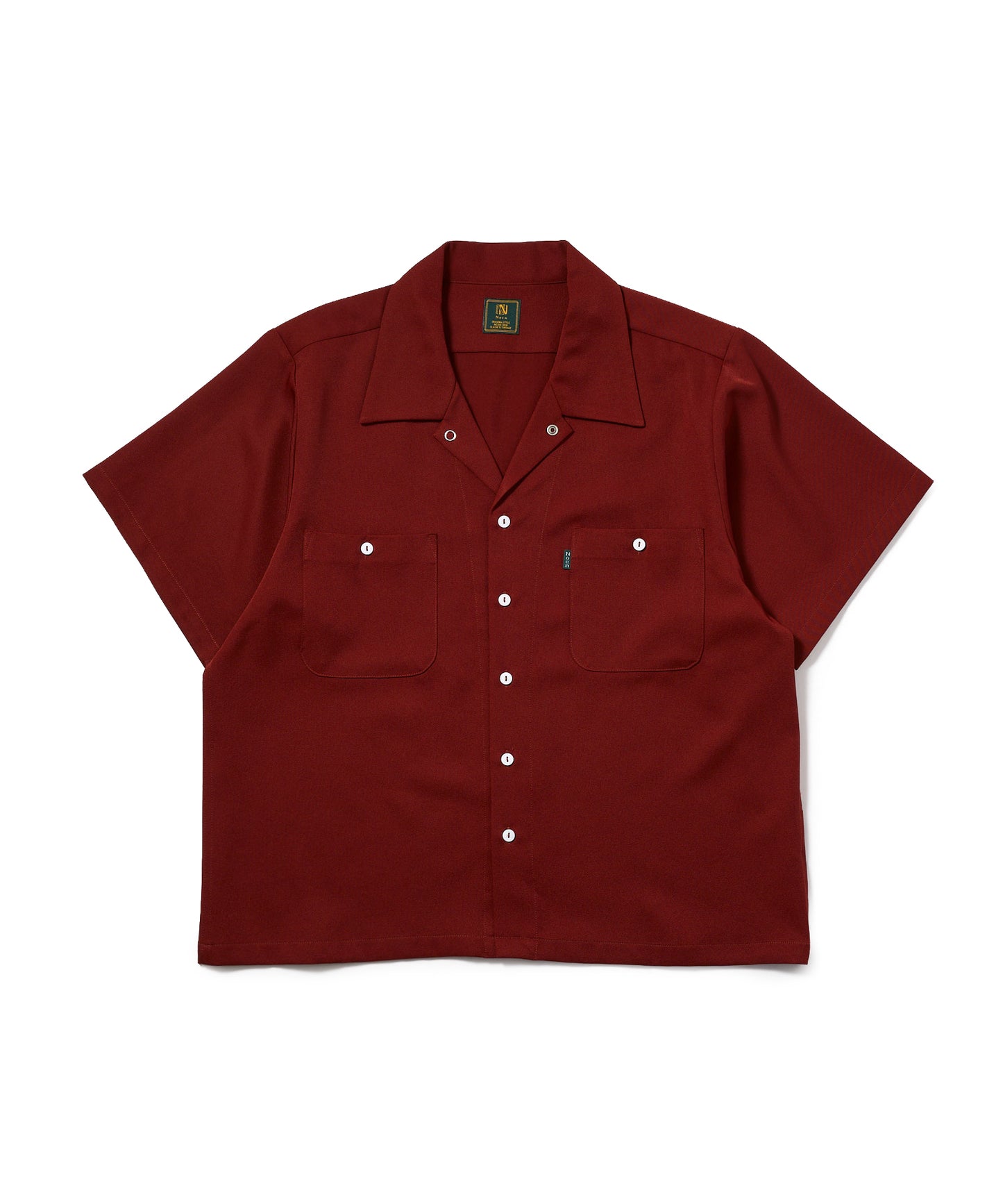 オープンカラーワークシャツ[Dark Orange]