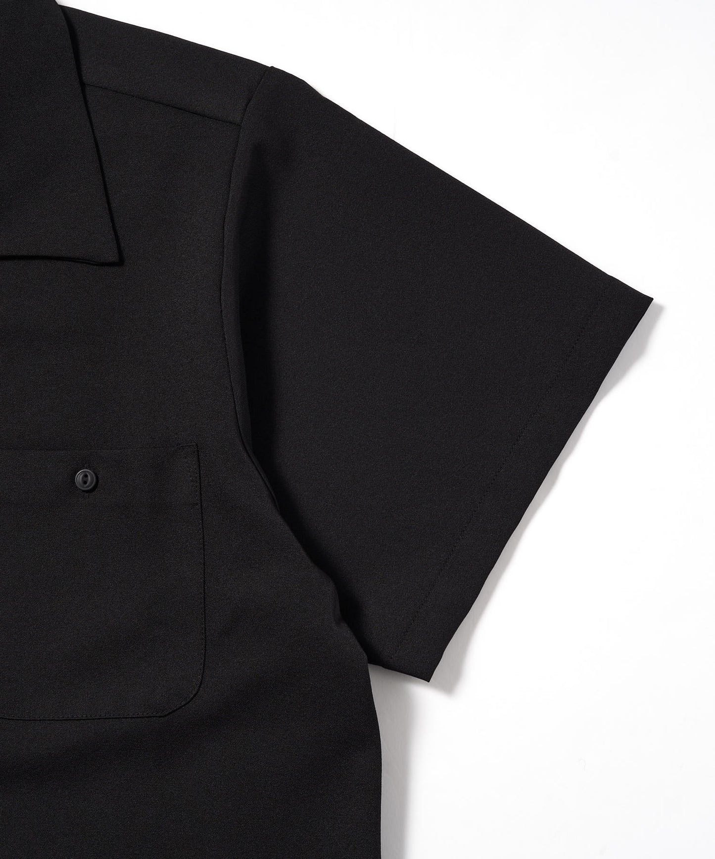 オープンカラーワークシャツ[Black]