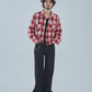 オンブレチェックシャツ[Red]
