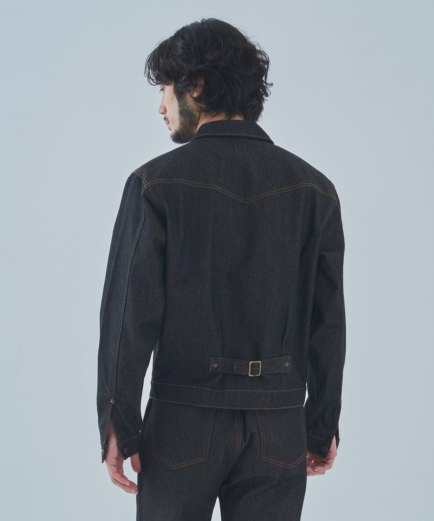ダブルジップデニムジャケット2nd.[Black]