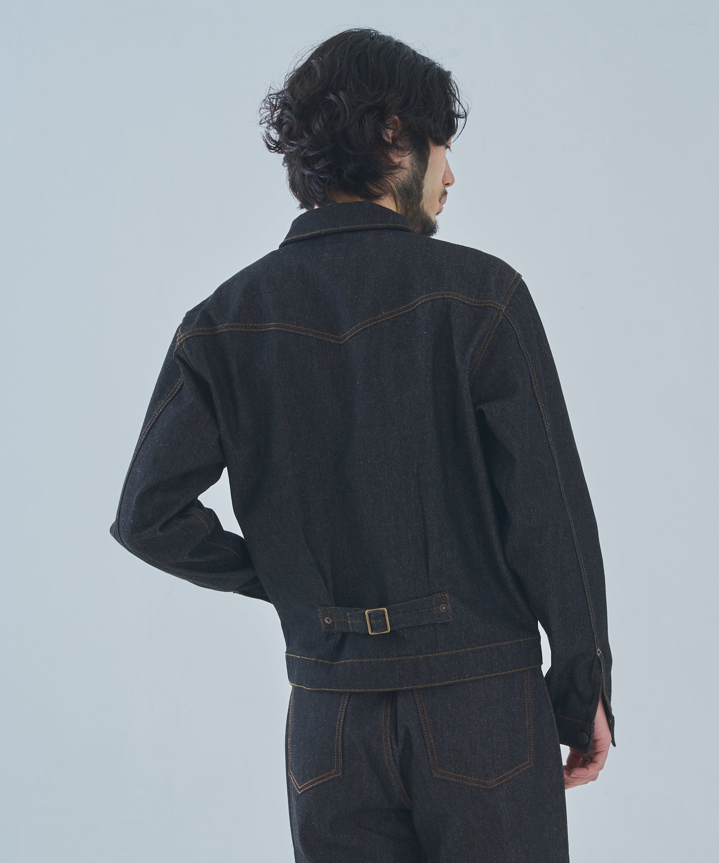 ダブルジップデニムジャケット2nd.[Black]