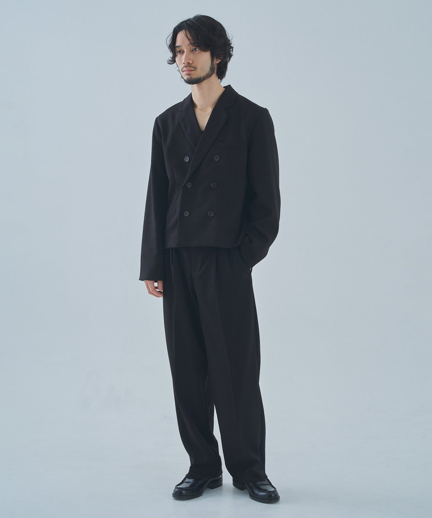 ミリタリーツイルスラックス[Black]