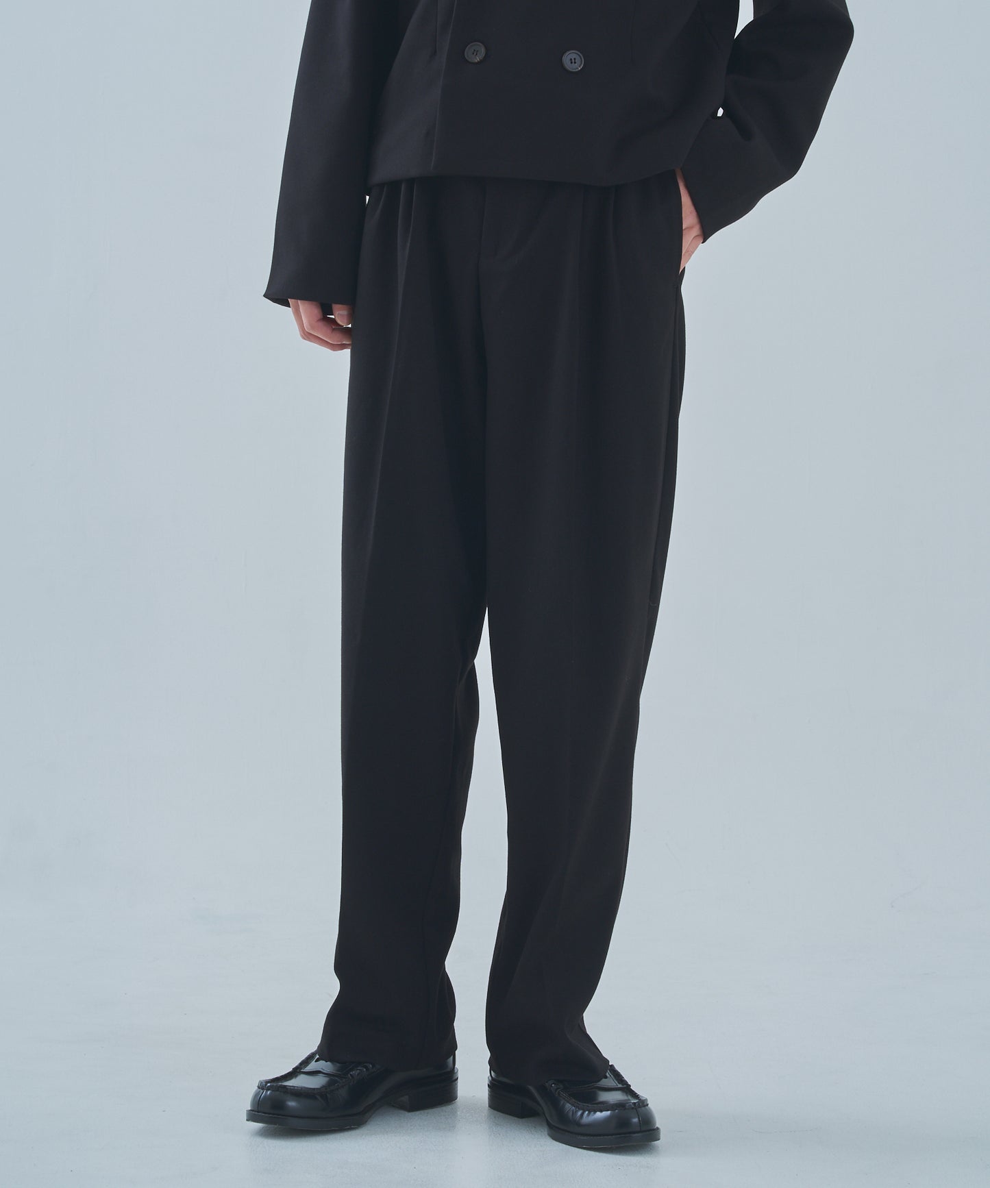 ミリタリーツイルスラックス[Black]